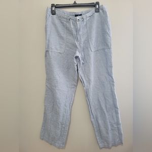 Gap Wide Leg Linen Pants women size 6